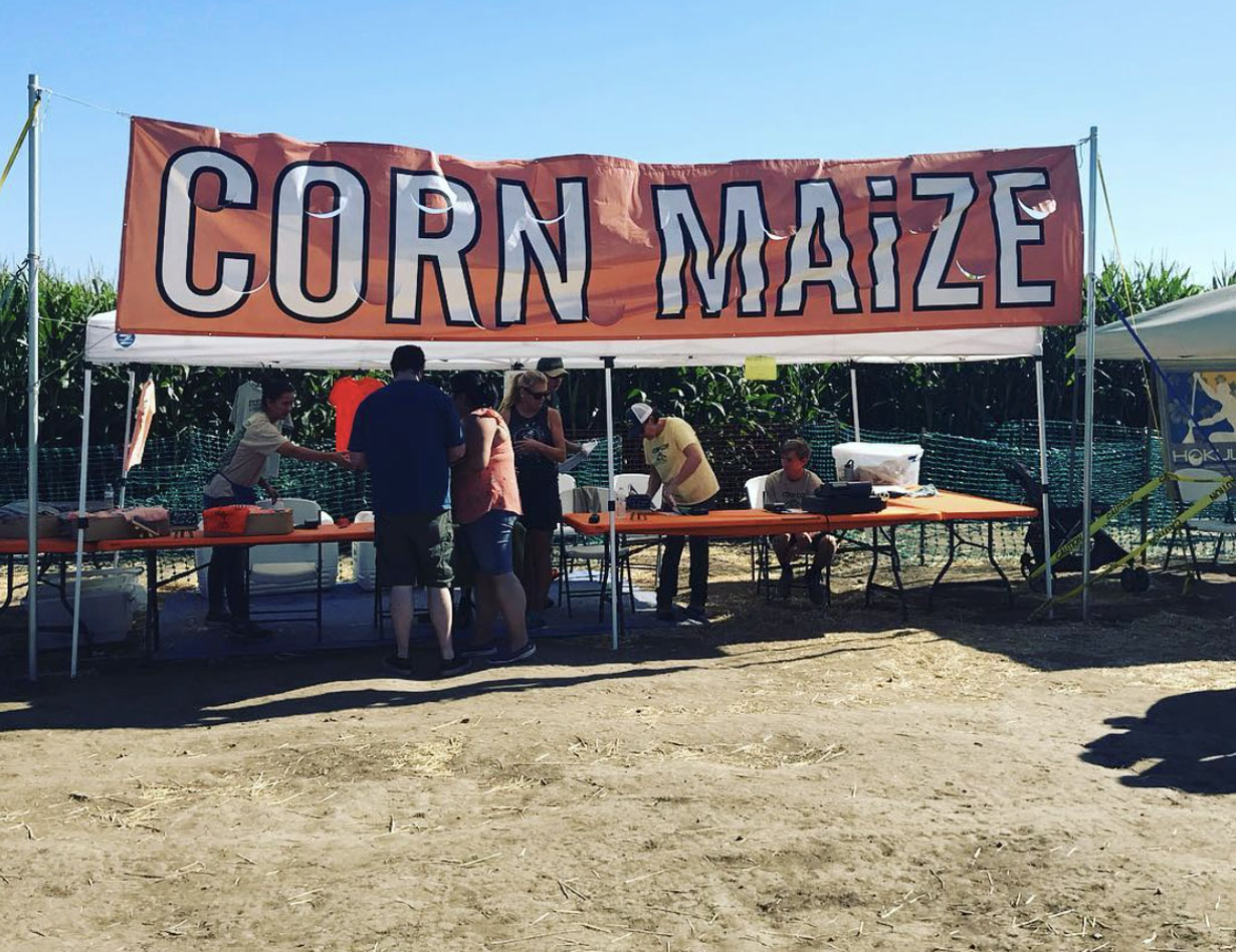 Corn MaiZe Entrance